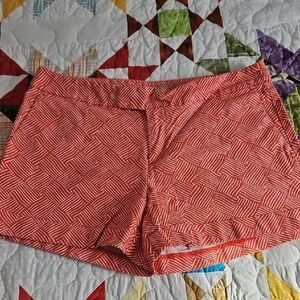 3/$18 Banana Republic Red Geometric Shorts